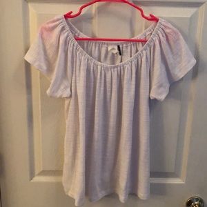 Anthropologie White Top Blouse Sz XS anemia & kin